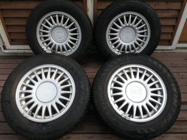 ボルボ アルミホイール＆スタッドレスタイヤ （15） 純正 ARIES  